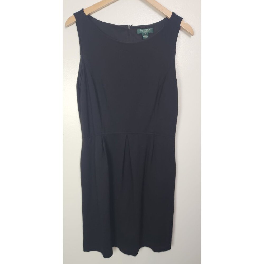Lauren Ralph Lauren Women's Sz. 12 Black Sleeveless Fit & Flare Dress